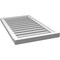 Ekena Millwork Vertical Surface Mount PVC Gable Vent: Functional, w/ 2"W x 2"P Brickmould Sill Frame, 20"W x 34"H GVPVE20X3403SF - alternate 5